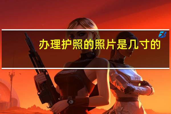 办理护照的照片是几寸的