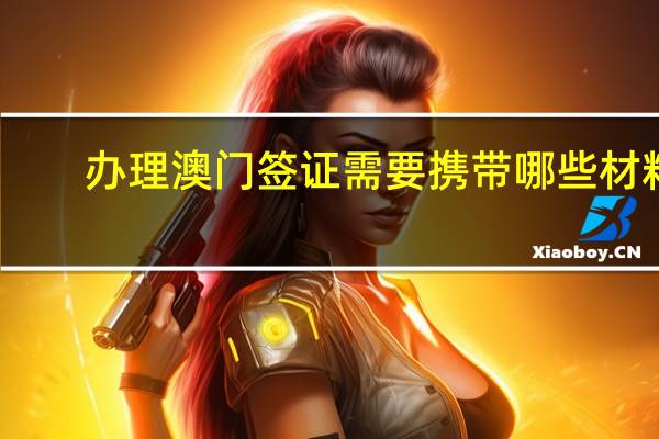 办理澳门签证需要携带哪些材料？