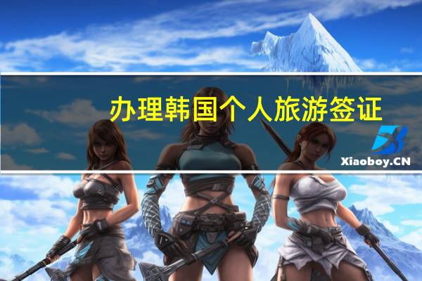 办理韩国个人旅游签证