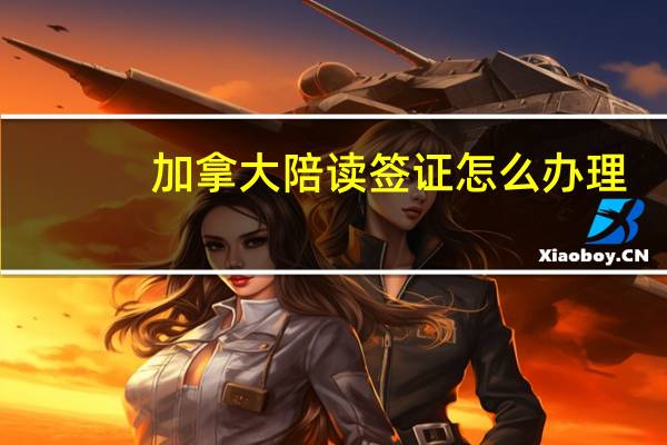 加拿大陪读签证怎么办理