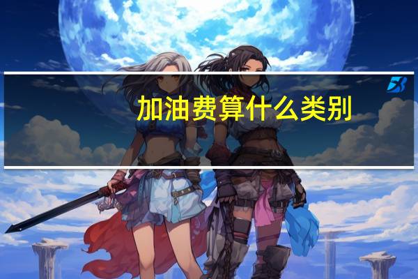 加油费算什么类别