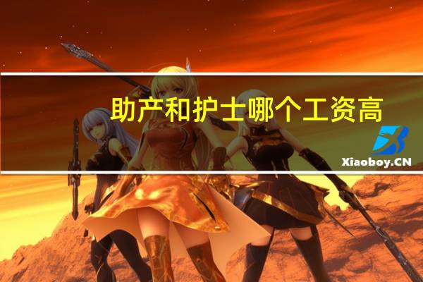 助产和护士哪个工资高