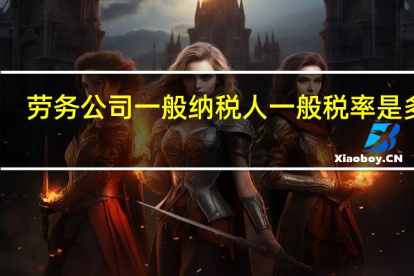 劳务公司一般纳税人一般税率是多少