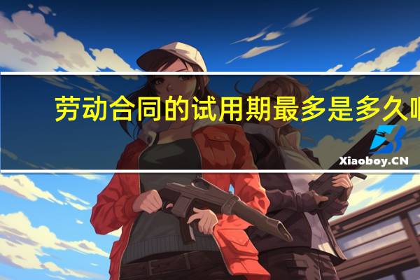 劳动合同的试用期最多是多久啊