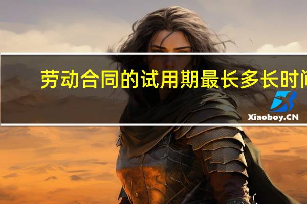 劳动合同的试用期最长多长时间