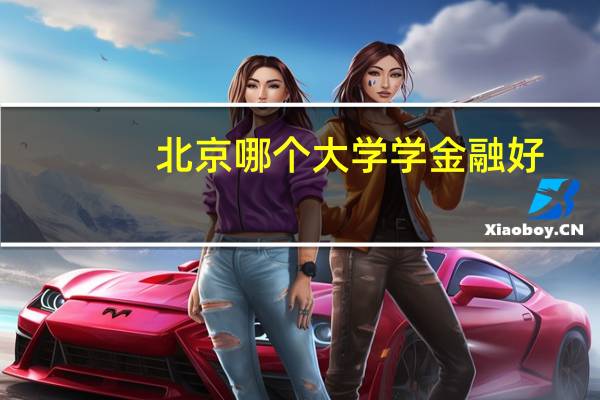 北京哪个大学学金融好