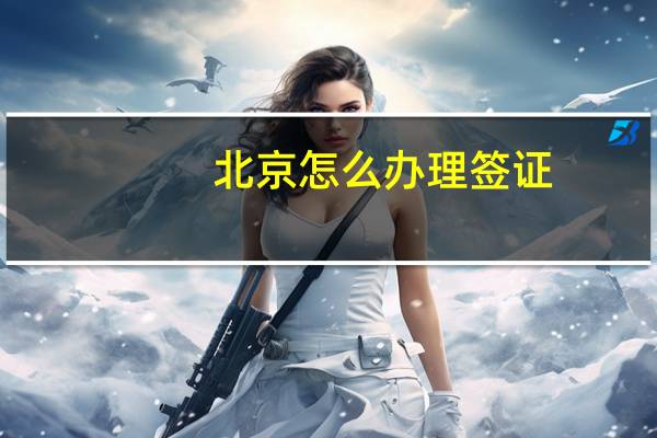 北京怎么办理签证(在北京办签证)
