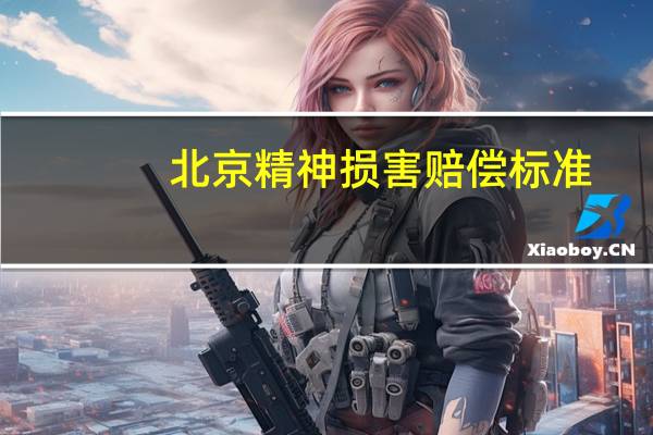 北京精神损害赔偿标准