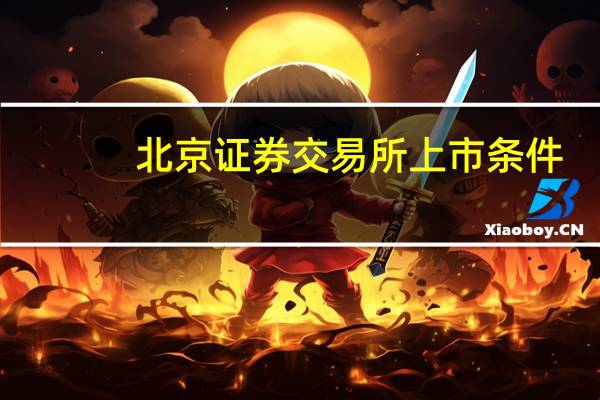 北京证券交易所上市条件