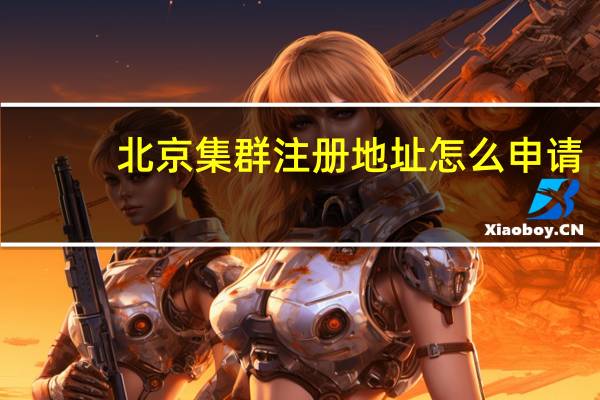 北京集群注册地址怎么申请