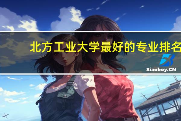 北方工业大学最好的专业排名