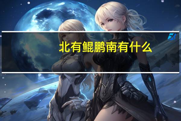 北有鲲鹏南有什么