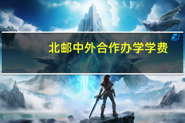 北邮中外合作办学学费