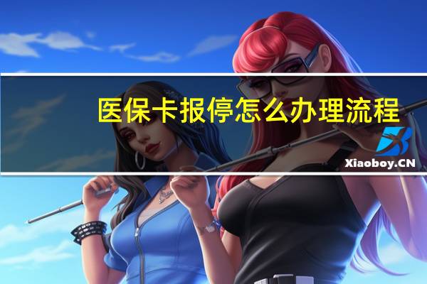 医保卡报停怎么办理流程