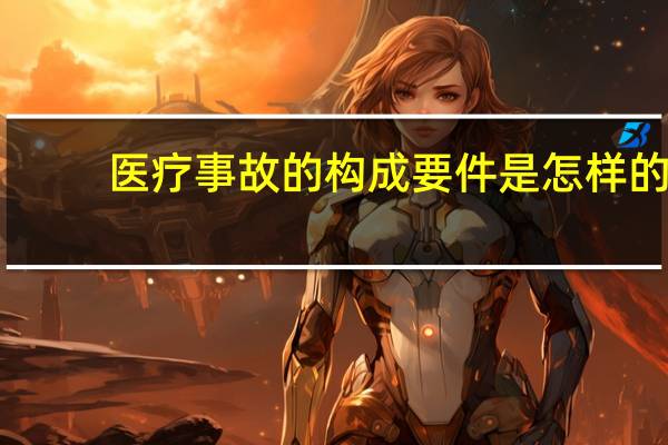 医疗事故的构成要件是怎样的