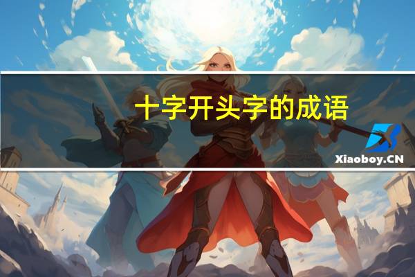 十字开头字的成语