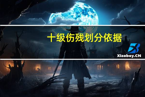 十级伤残划分依据