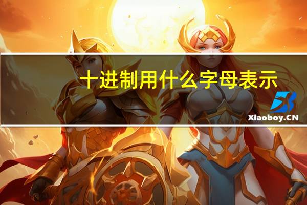 十进制用什么字母表示