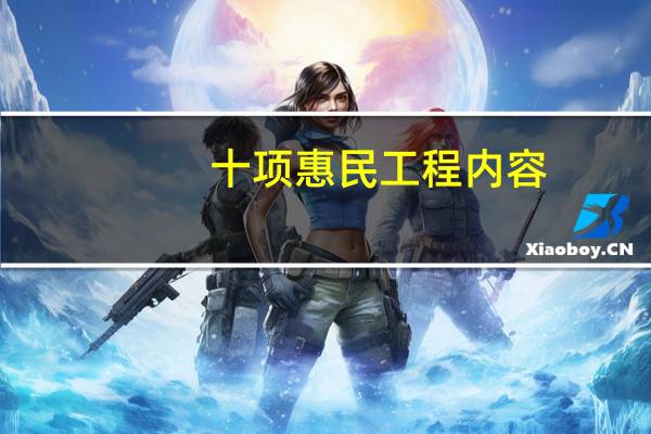 十项惠民工程内容