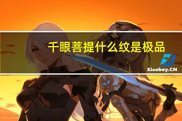 千眼菩提什么纹是极品