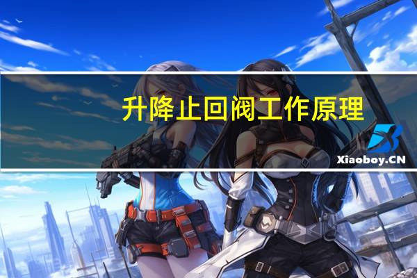 升降止回阀工作原理