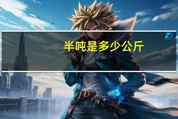 半吨是多少公斤