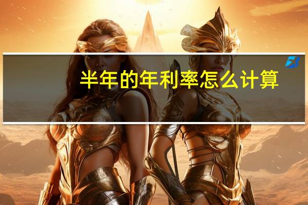 半年的年利率怎么计算