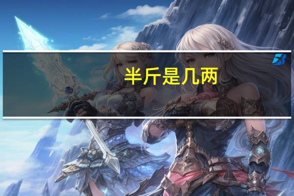 半斤是几两