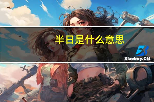 半日是什么意思