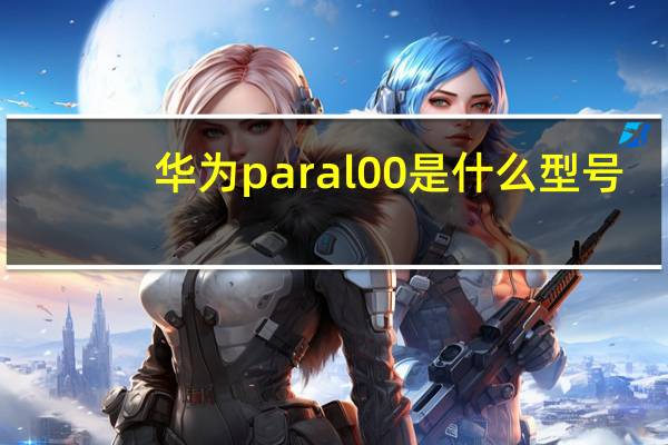 华为paral00是什么型号