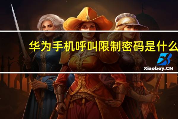 华为手机呼叫限制密码是什么
