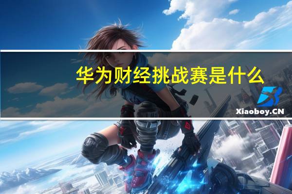 华为财经挑战赛是什么