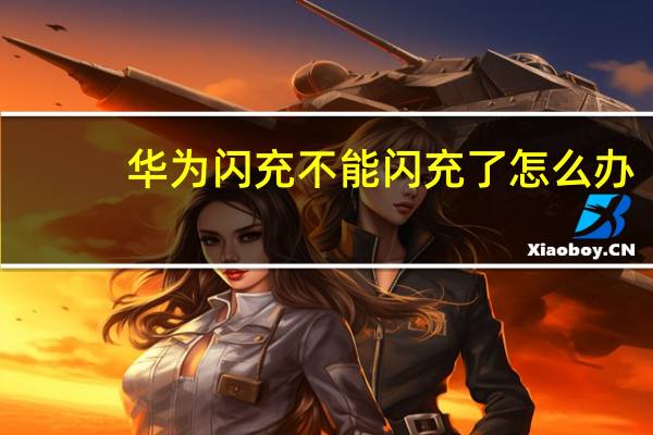 华为闪充不能闪充了怎么办