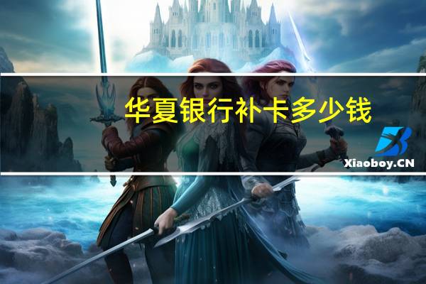 华夏银行补卡多少钱