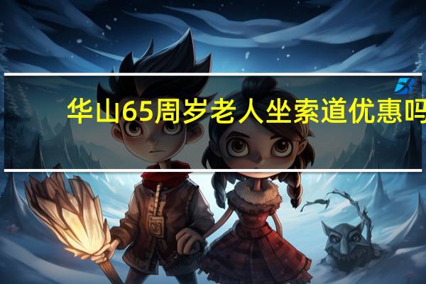 华山65周岁老人坐索道优惠吗
