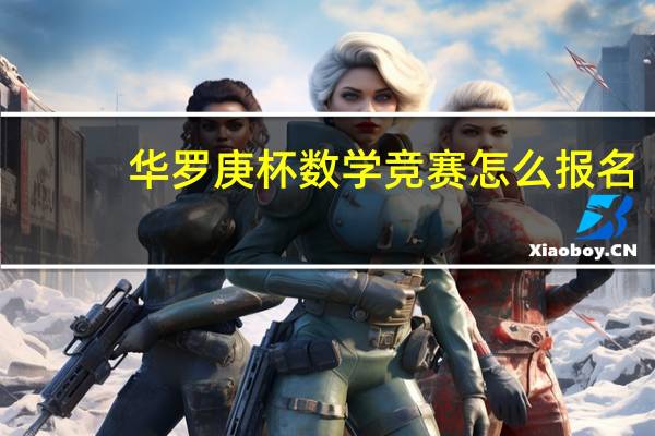 华罗庚杯数学竞赛怎么报名