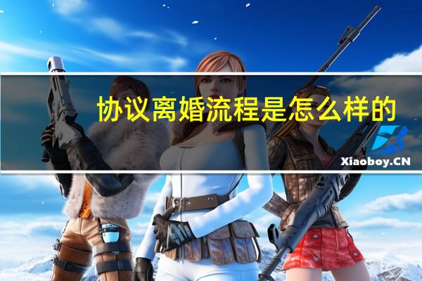 协议离婚流程是怎么样的