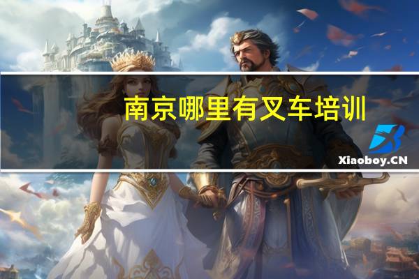 南京哪里有叉车培训
