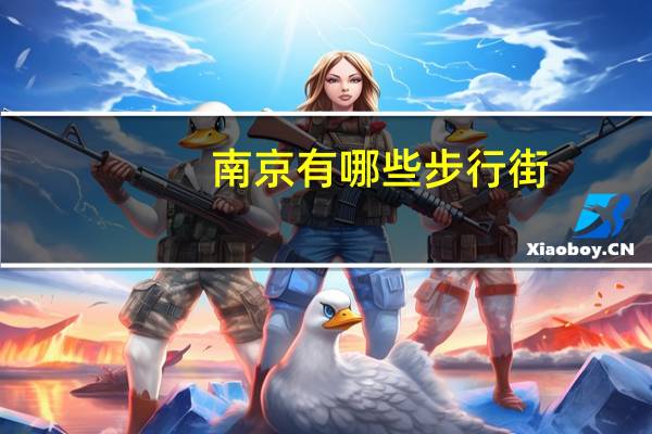 南京有哪些步行街