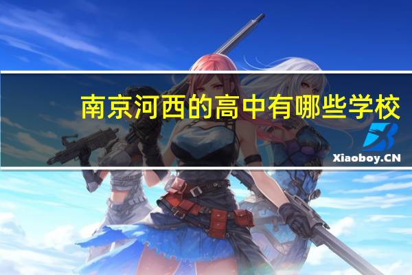 南京河西的高中有哪些学校