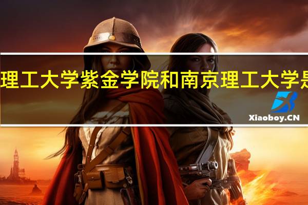 南京理工大学紫金学院和南京理工大学是什么关系