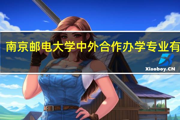 南京邮电大学中外合作办学专业有哪些?