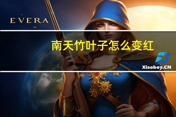 南天竹叶子怎么变红