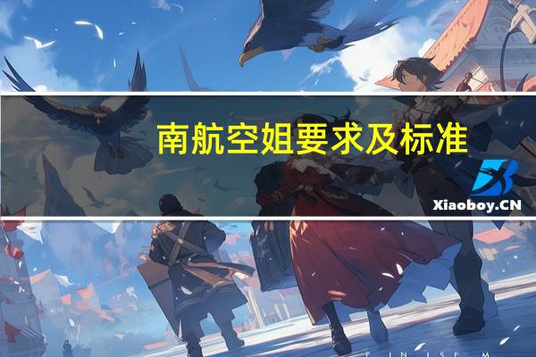 南航空姐要求及标准