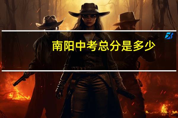 南阳中考总分是多少