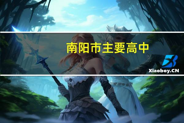 南阳市主要高中