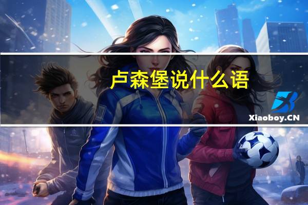 卢森堡说什么语