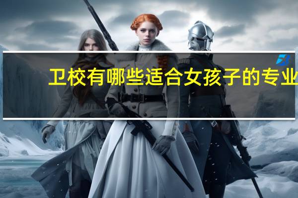 卫校有哪些适合女孩子的专业
