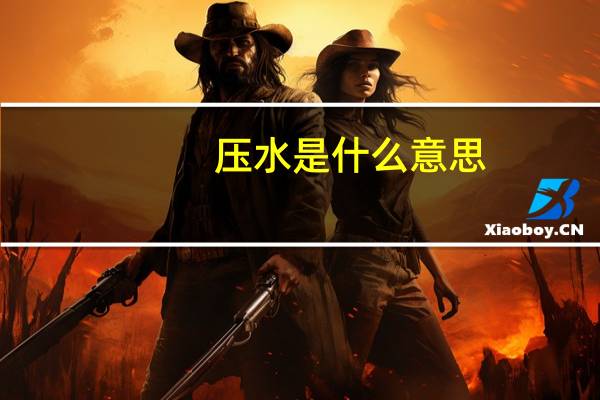 压水是什么意思