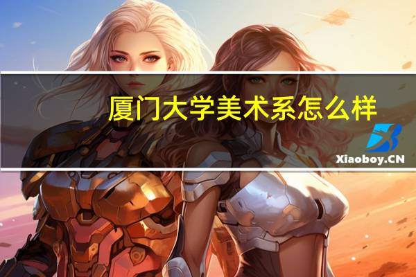 厦门大学美术系怎么样
